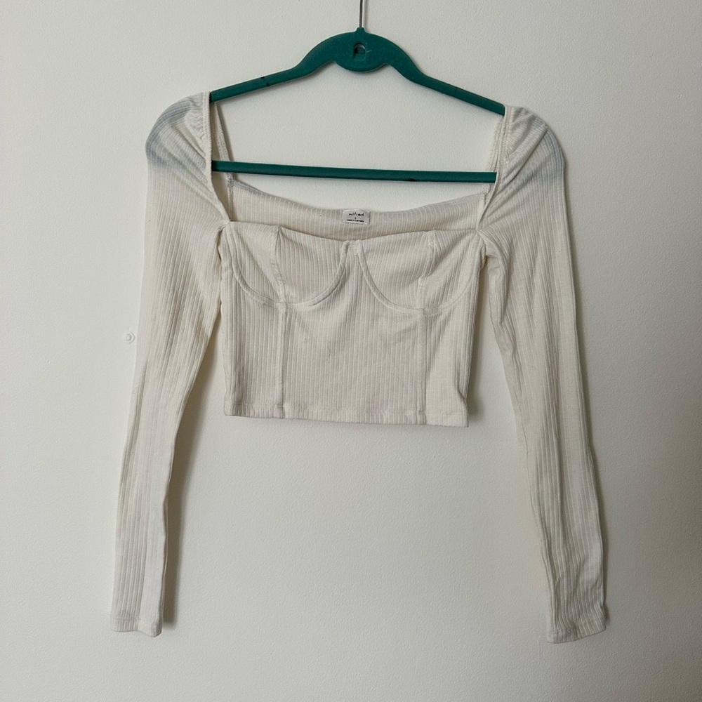 WILFRED RIBBED SLONG SLEEVE